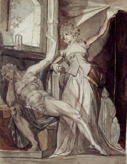 Kriemhild and Gunther,, Henry Fuseli